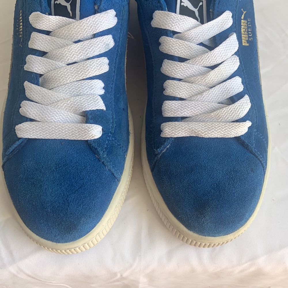 Puma Classic Suede Jr Snorkel blue/white - Picture 6 of 10